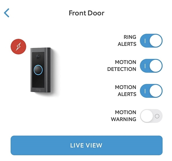how to power off ring doorbell
