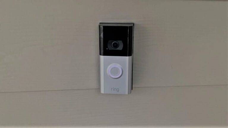 Ring doorbell flashing blue light issue.